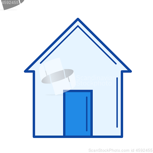 Image of House line icon.