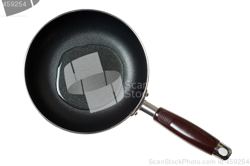 Image of Frying pan with cooking oil