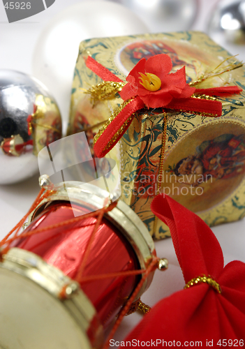 Image of christmas decorations