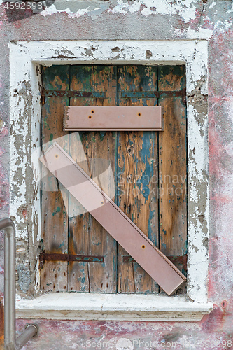 Image of Window Boarded Up