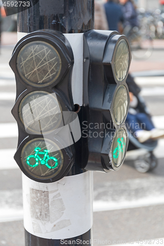 Image of Green Light for Bicycles