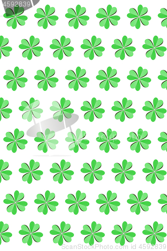 Image of Vertical creative St.Patrick \'s Day holiday background .