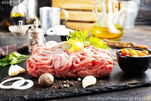 Image of Raw minced meat 