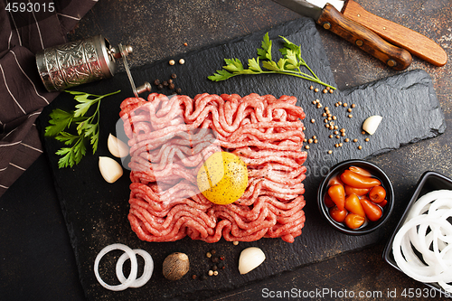 Image of Raw minced meat 