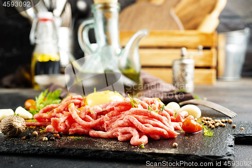 Image of Raw minced meat 