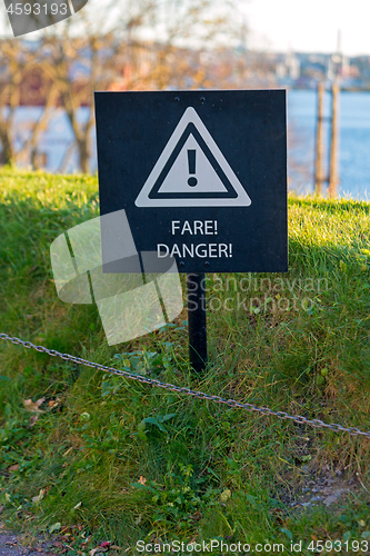 Image of Danger Sign Norway