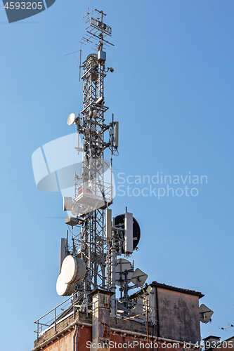 Image of Antenna Mast at Top