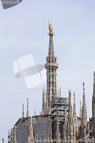 Image of Scaffolding Duomo Milan