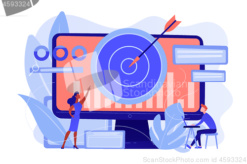 Image of Remarketing strategy concept vector illustration.