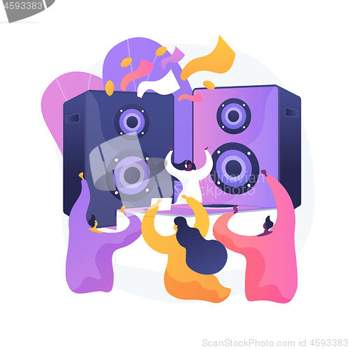 Image of Disco party vector concept metaphor