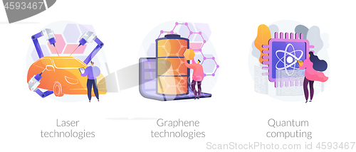 Image of Technological innovation vector concept metaphors