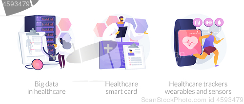 Image of Technologies in healthcare vector concept metaphors