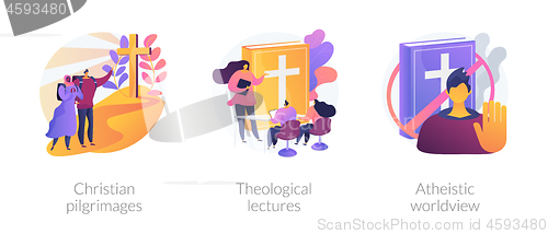 Image of Religion vector concept metaphors