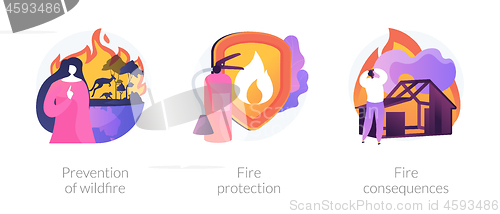 Image of Firefighting vector concept metaphors