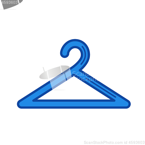 Image of Hanger line icon.