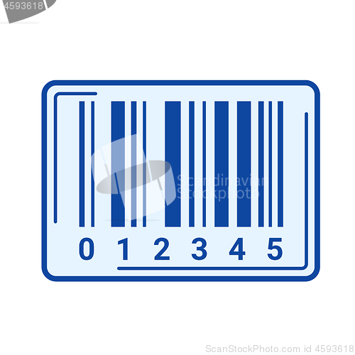 Image of Bar code line icon.