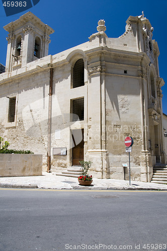 Image of church our lady of victories valletta malta