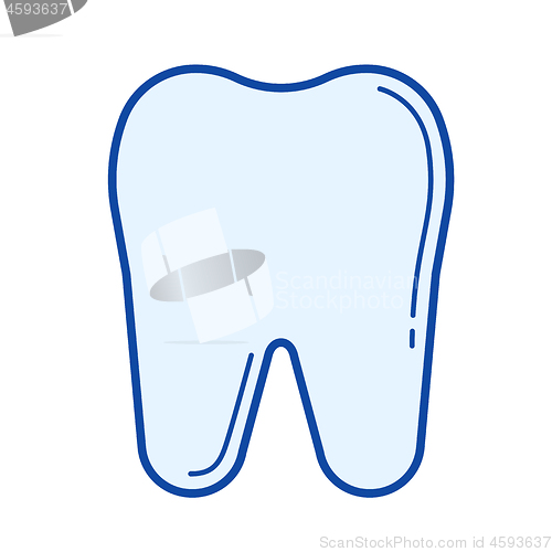 Image of Dentistry line icon.