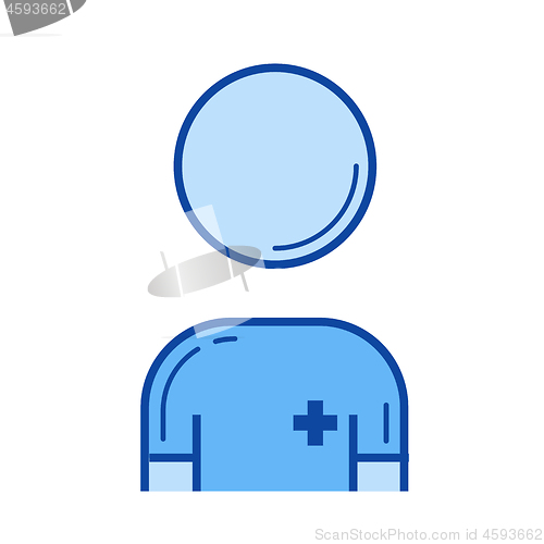 Image of Pharmacist line icon.