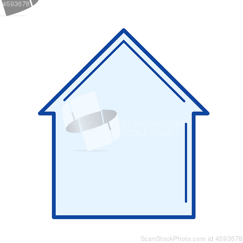 Image of House line icon.