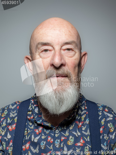 Image of old man portrait