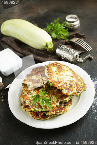 Image of zucchini pancakes