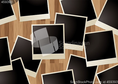 Image of polaroid wood