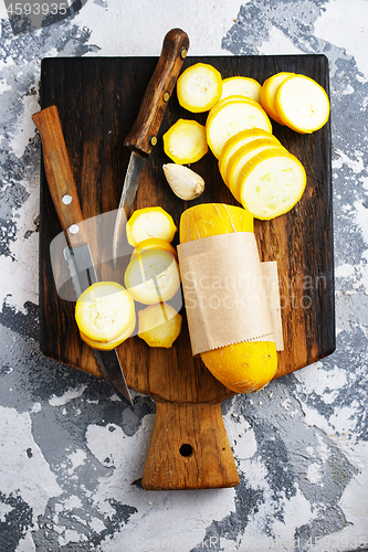 Image of yellow zucchini