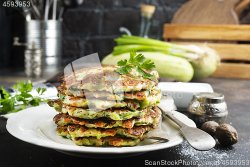 Image of zucchini pancakes