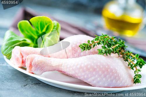 Image of raw chicken legs