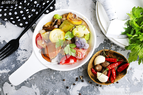 Image of baked vegetables