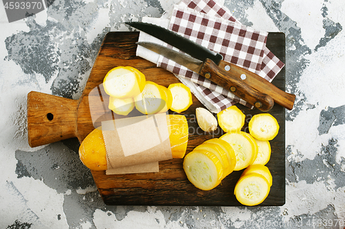 Image of yellow zucchini