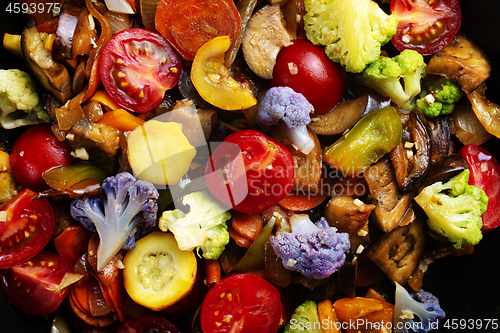 Image of baked vegetables