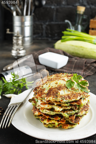 Image of zucchini pancakes