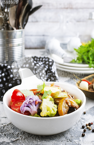 Image of baked vegetables