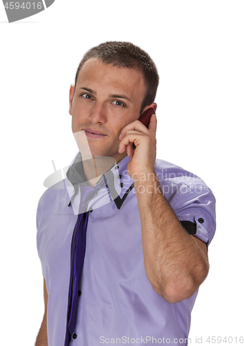 Image of Man on the Phone