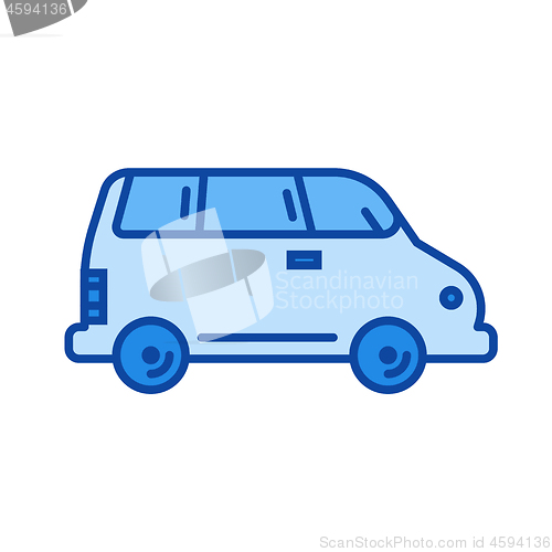 Image of Van line icon.
