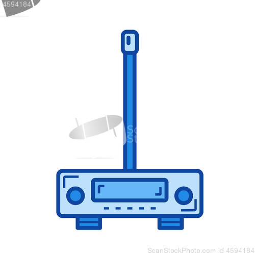 Image of Transmitter line icon.