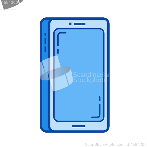 Image of Smartphone line icon.