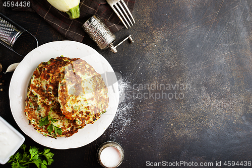 Image of zucchini pancakes