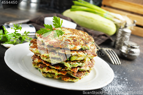 Image of zucchini pancakes