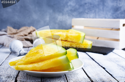 Image of yellow watermelon