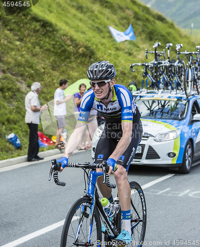 Image of The Cyclist Zakkari Dempster on Col de Peyresourde - Tour de Fra