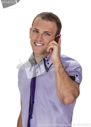 Image of Man on the Phone