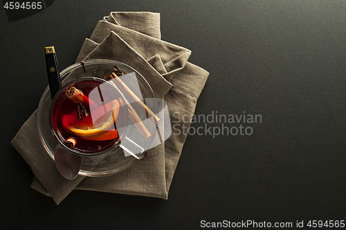 Image of Mulled red wine with spices 