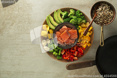 Image of Salmon food cooking