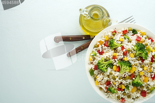 Image of Rice salad vegetable