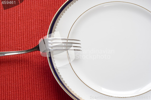 Image of Fork and plate