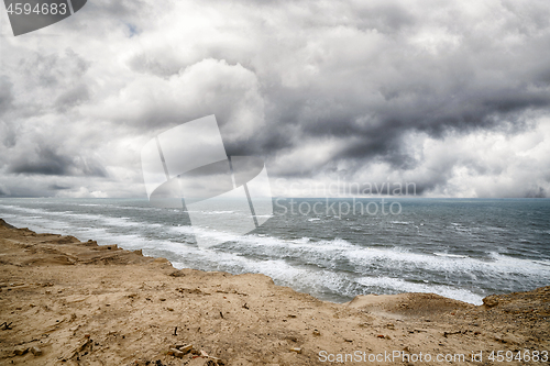 Image of Dramatic weather over the sea