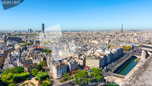 Image of Paris top view